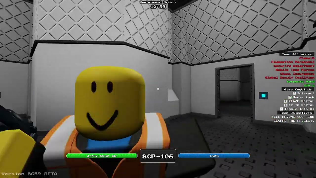 Playing as SCP-106 in SCP Retrobreach