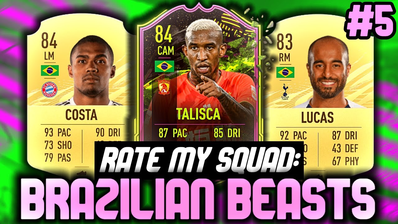 THE BRAZILIAN BEASTS! - RATE MY SQUAD #5 - FIFA 21 ULTIMATE TEAM