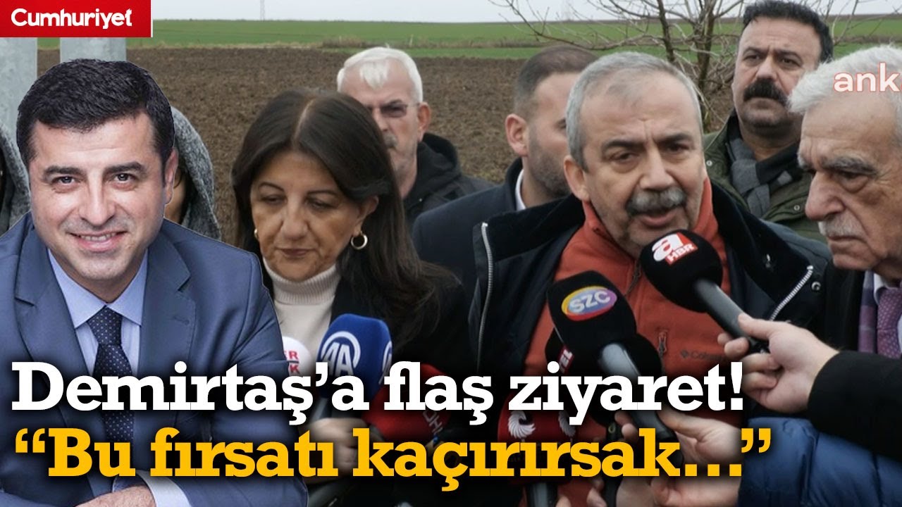 #SONDAKİKA İmralı heyetinden Selahattin Demirtaş'a ziyaret! Sırrı Süreyya Önder: Fırsatı kaçırırsak