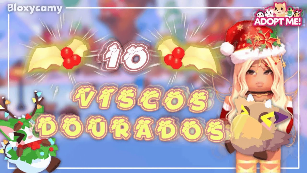 🔥 ABRINDO 10 VISCOS DOURADOS NO ADOPT ME! 💥