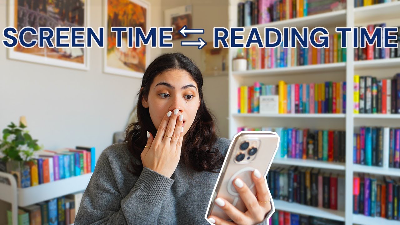 Меняю время, проведенное за экраном телефона, на время чтения 📱📖 *видеоблог о чтении*