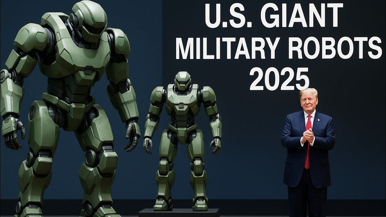U.S GIANT Military Robots 2025 | America's Most Advanced Robotic War Machines