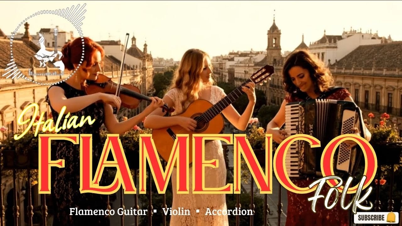 Mediterranean Dreams 🇮🇹 Italian Folk Orchestral Fusion | Violin, Flamenco & Accordion
