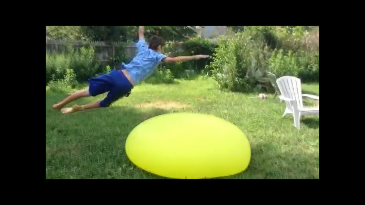 Filling A 6 Foot water Balloon To Its Max (Awesome Pop)