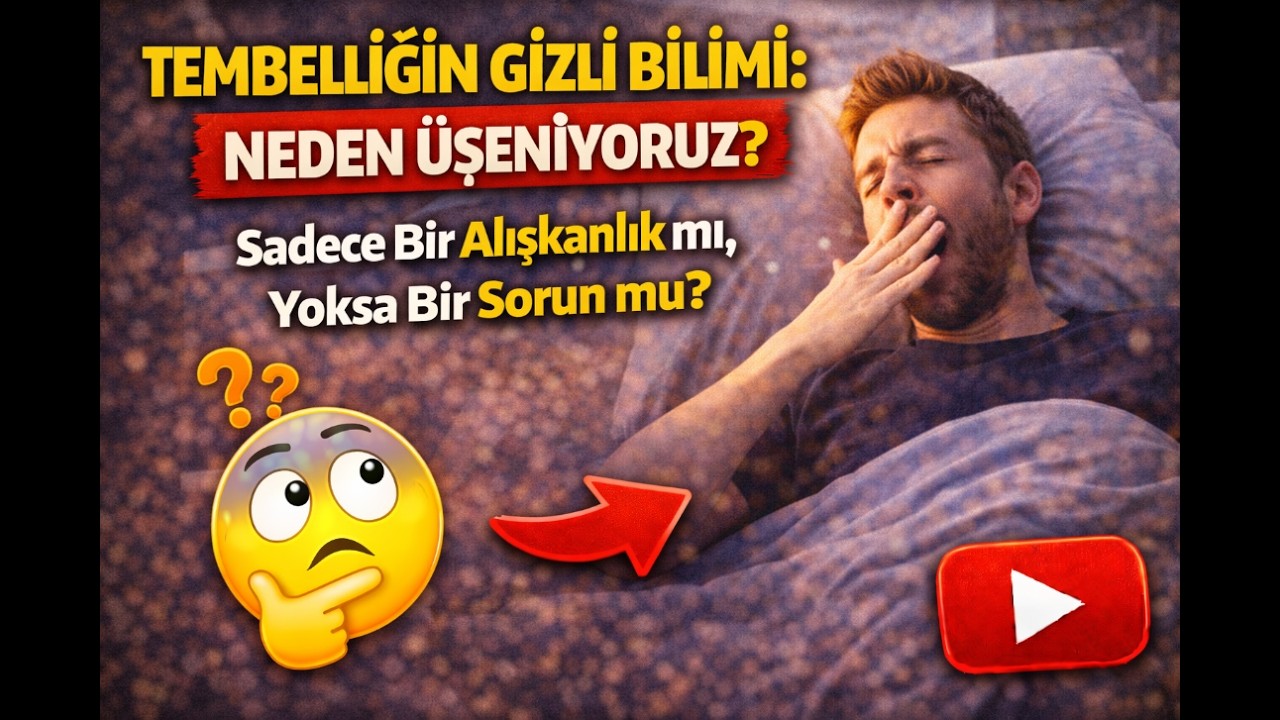 Tembelliğin Gizli Bilimi: Neden Üşeniyoruz? (Sadece Bir Alışkanlık mı, Yoksa Bir Sorun mu?)