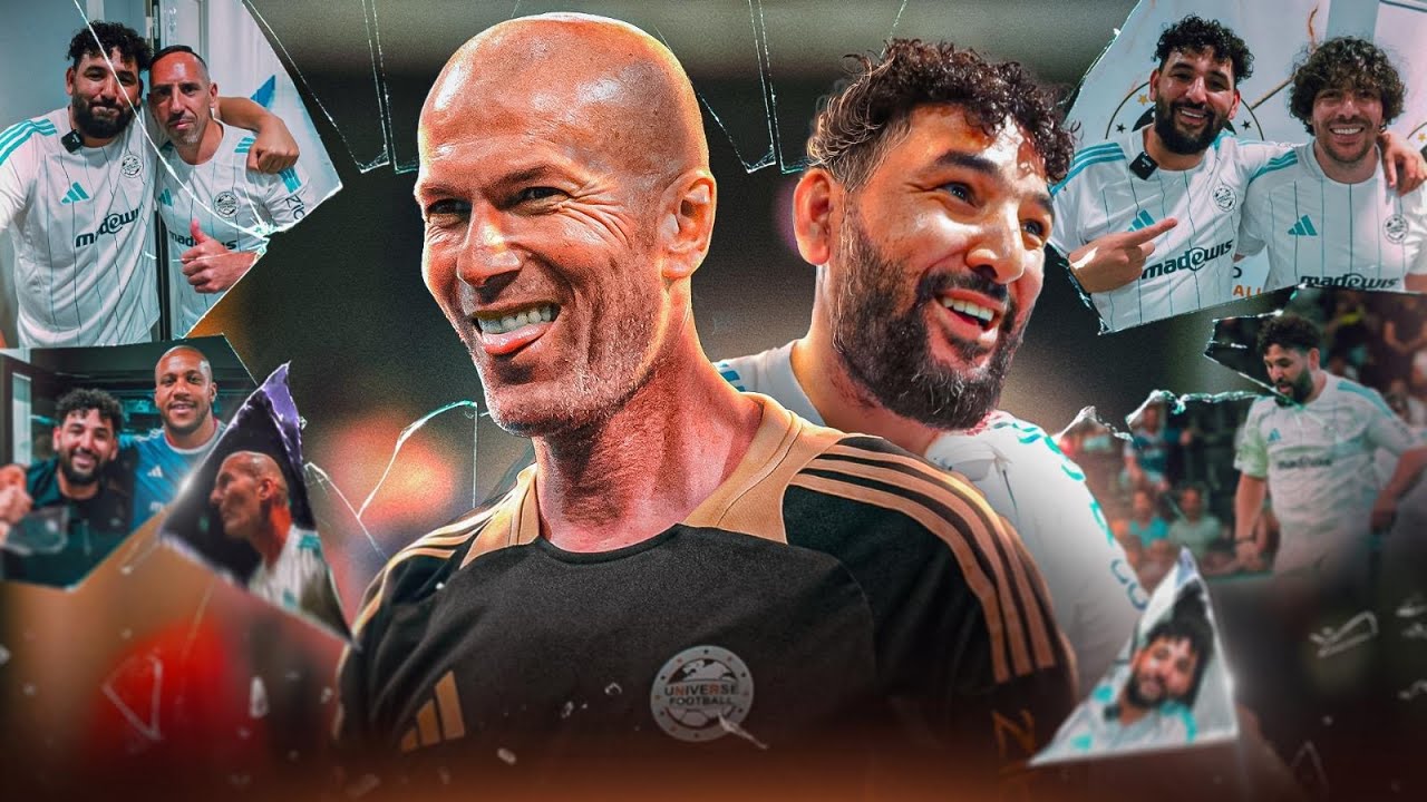 JE JOUE AVEC ZIDANE  ( UN REVE QUI SE REALISE)