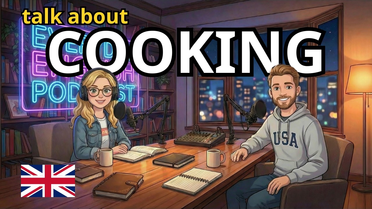 How to Talk About Cooking in English | English Conversation Practice