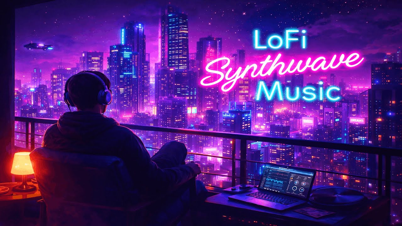 LoFi Synthwave 80s Music & Beats [Synth Chillwave] - Synthesizer Mix to chill, study, sleep