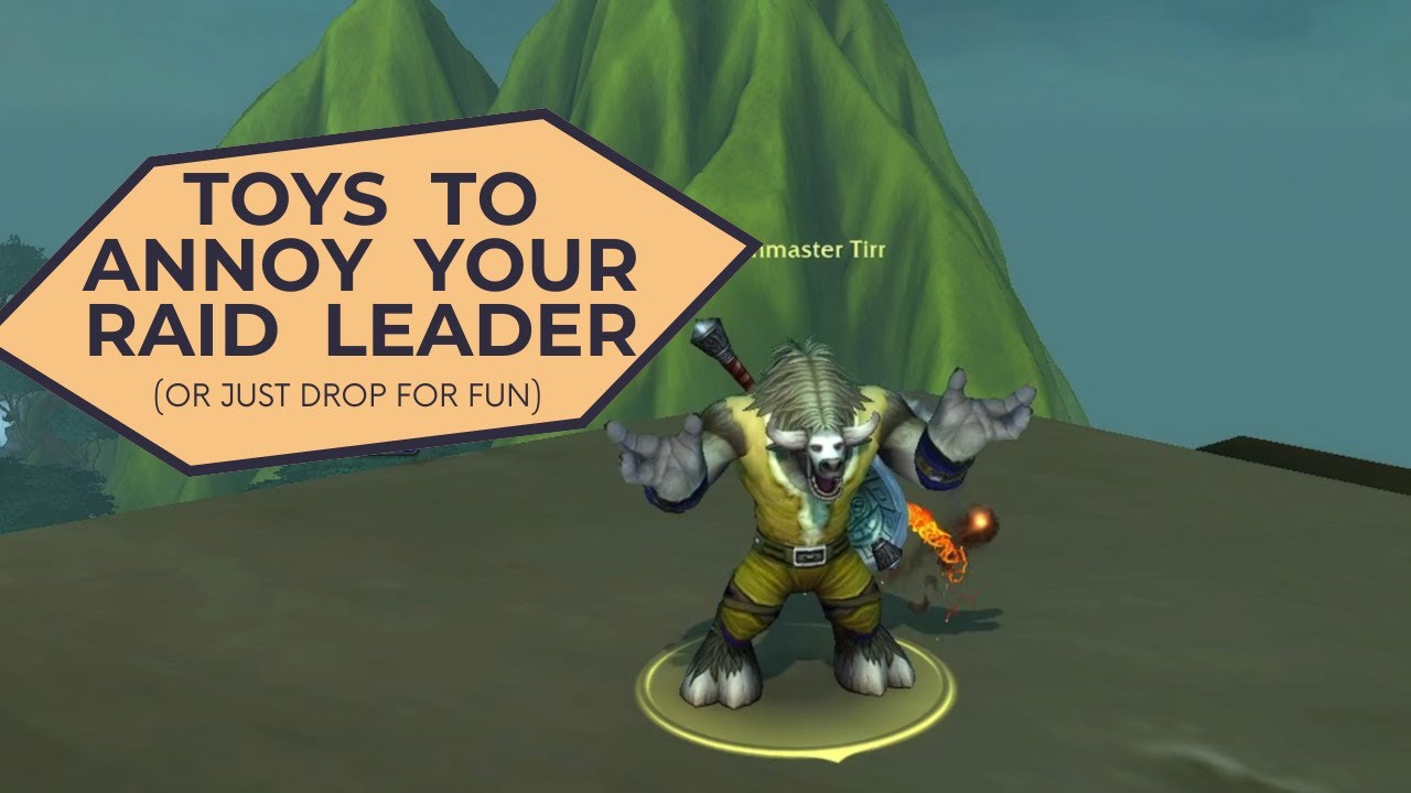 Забавные игрушки для использования в World of Warcraft и где их найти.