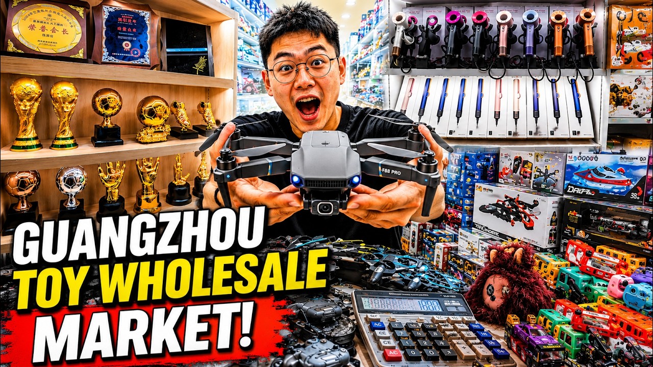 Обзор оптового рынка игрушек в OneLink International Plaza в Гуанчжоу! 😱