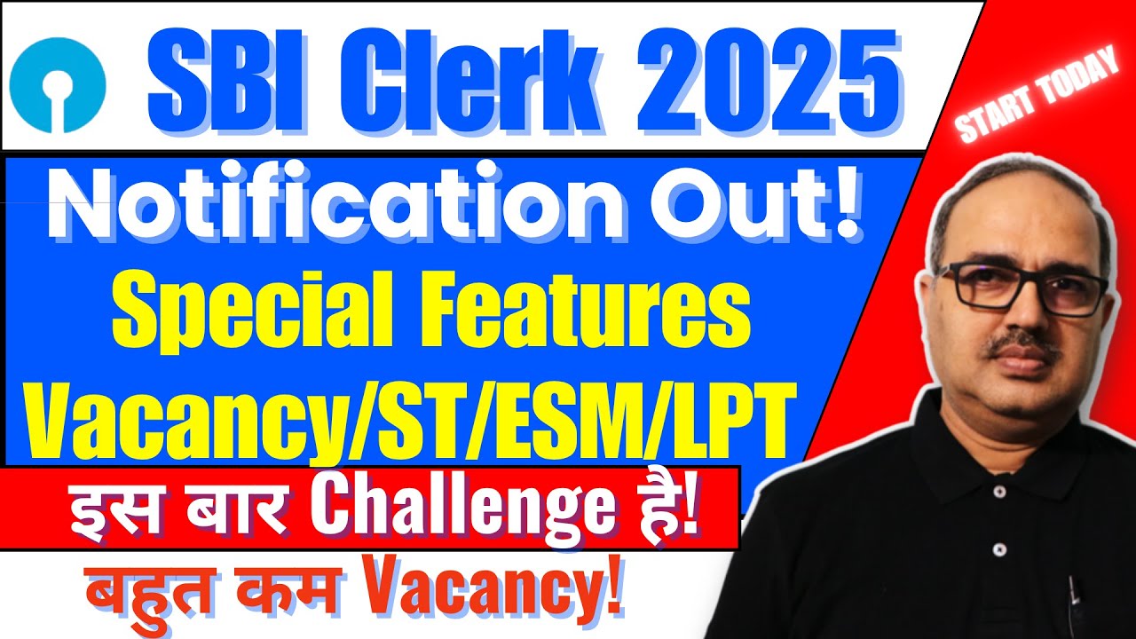 SBI Clerk Notification 2025 IS OUT 🔥 What's Changed This Year? | Amar Sir