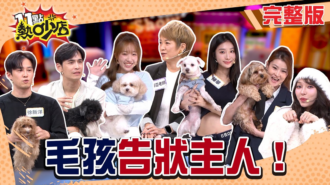 貓咪「額頭碰額頭」有含義！懂「俄文」的神犬登場！宋哥愛犬「吃便便」還叼上床？毛孩們告狀啦！#11點熱吵店20260108(完整版)│#徐新洋#王敏淳#Gino#宋哥#陳華#林襄#娜亞#阿Ken#唐綺陽