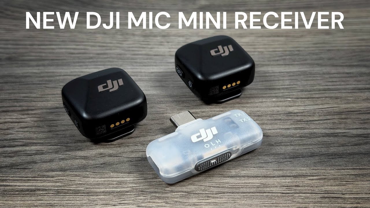 НОВЫЙ мобильный приемник DJI Mic Mini (совместим с Mic 2 и Mic 3)