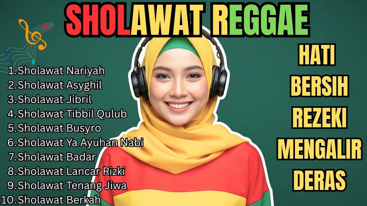 🎶 Sholawat Reggae Penenang Jiwa | Dengarkan Saat Lelah 🕊️