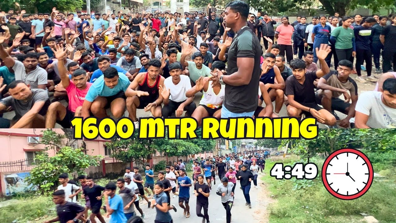 1600 Meter New Batch Running 4:49 Min | Berhampur Physical Academy