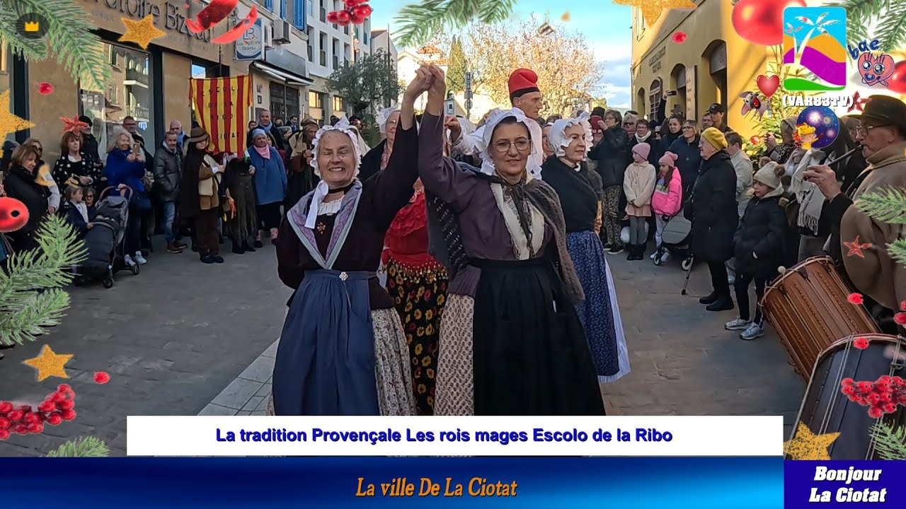 À la ville de La Ciotat la parade des Les Rois mages