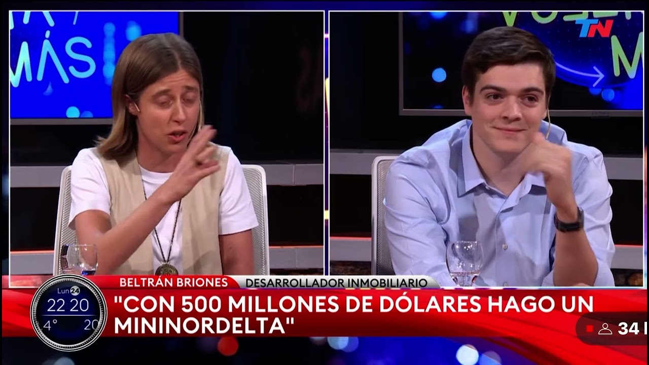 DEBATE en vivo sobre la Villa 31 - Beltrán Briones VS Maria Migliore