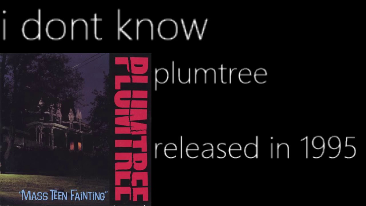 plumtree - i dont know