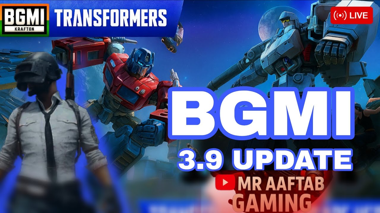 🔥 BGMI NEW UPDATE 3.9 LIVE + RANK PUSH | Mr Aaftab Gaming