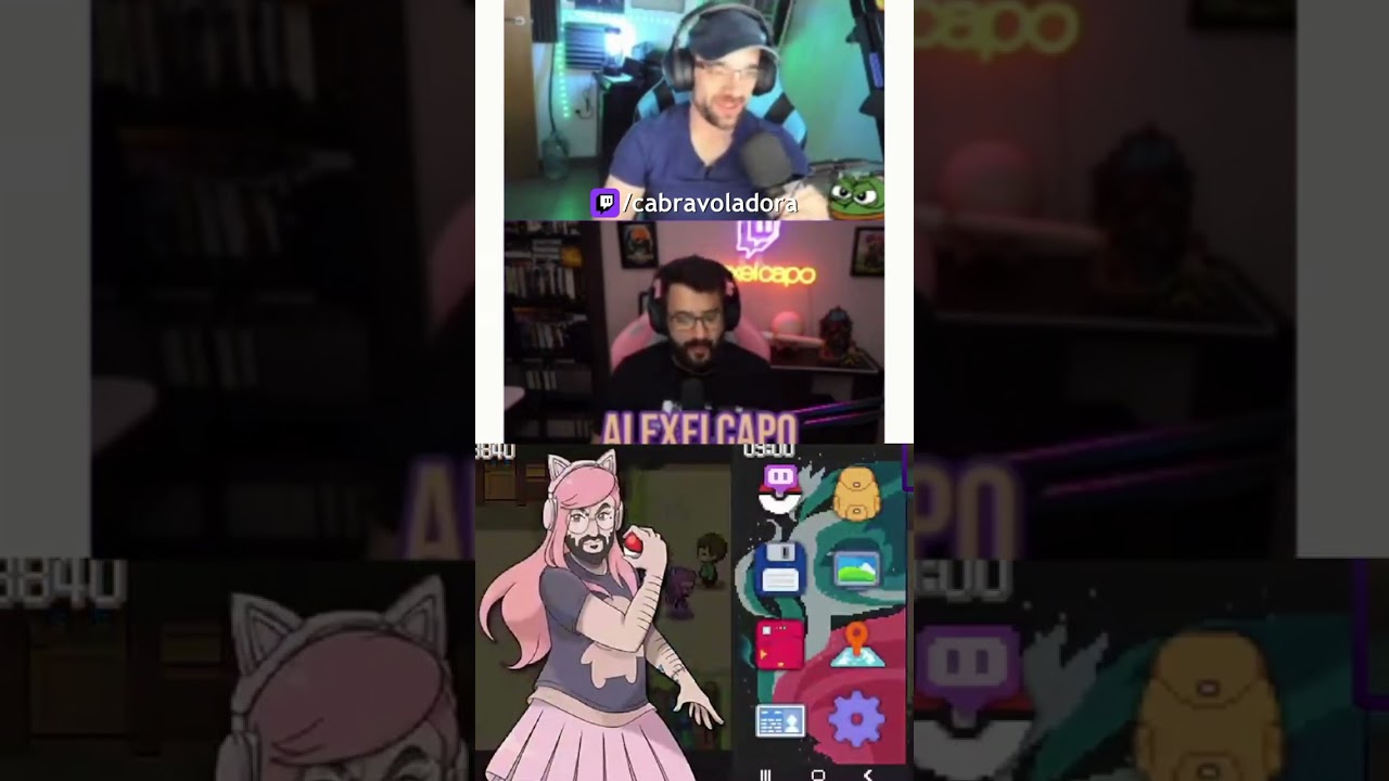 EQUIPO ALEXELCAPO Y CABRAVOLADORA - ES QUE ES MUY FEO #TwitchCup #shorts