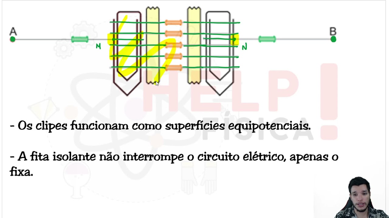 (Famema 2019) Um estudante de eletrônica, desejando medir valores de resistências elétricas, montou
