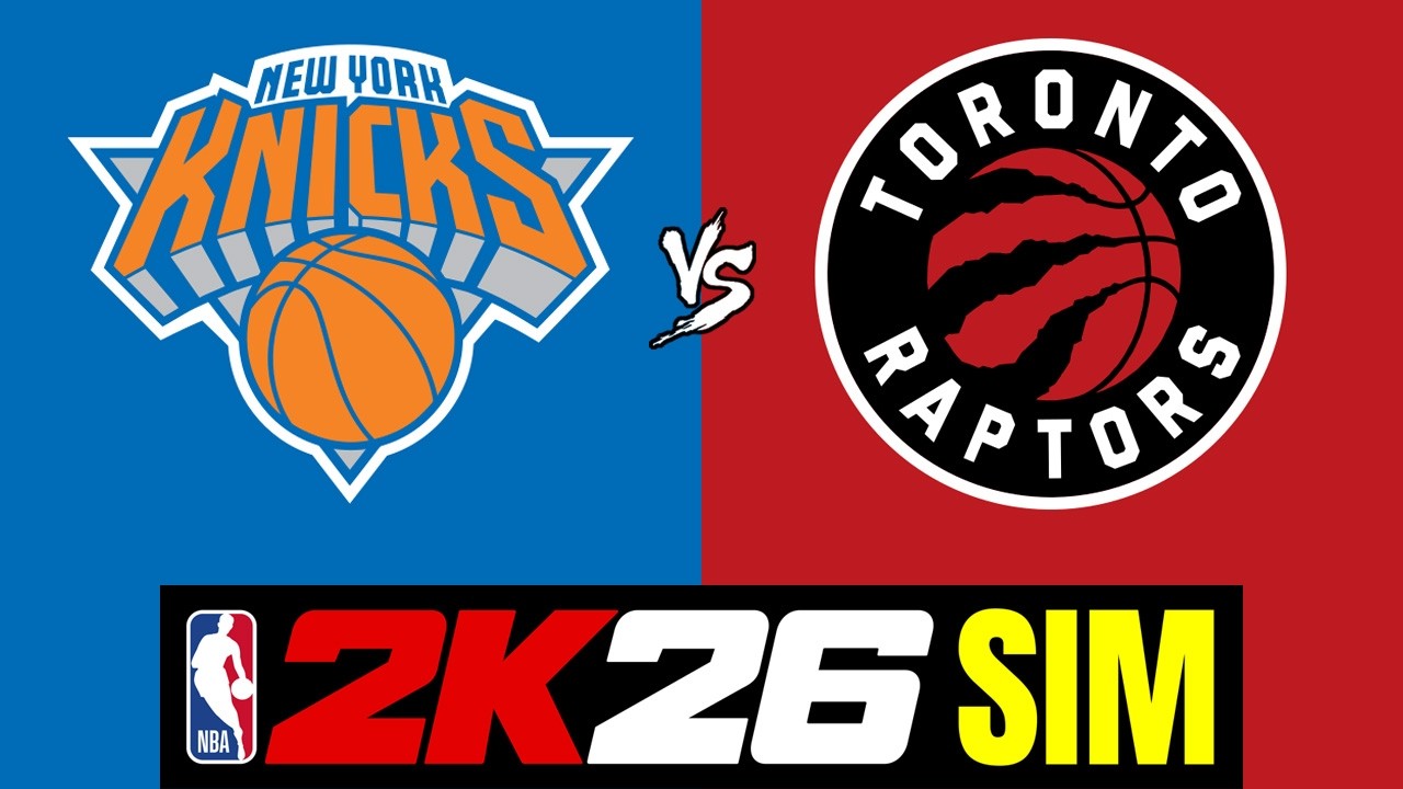 Knicks vs Raptors - FULL GAME SIM | NBA Simulation (3/3)