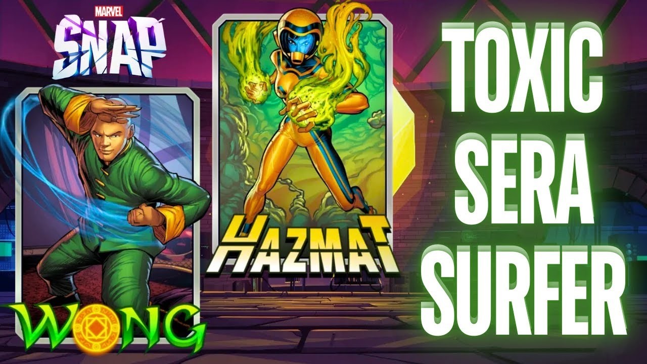 Toxic Sera Surfer Deck in Marvel Snap