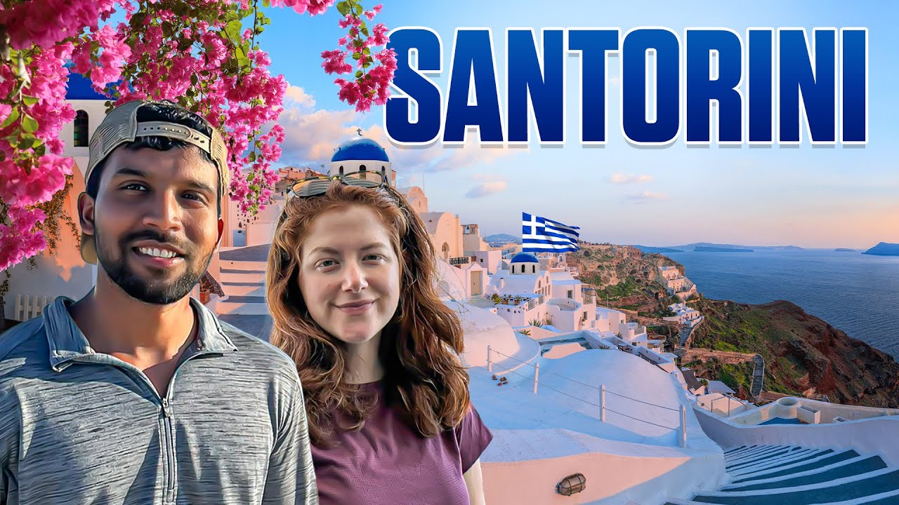 Exploring the Magical Island of SANTORINI 🇬🇷✨ 
