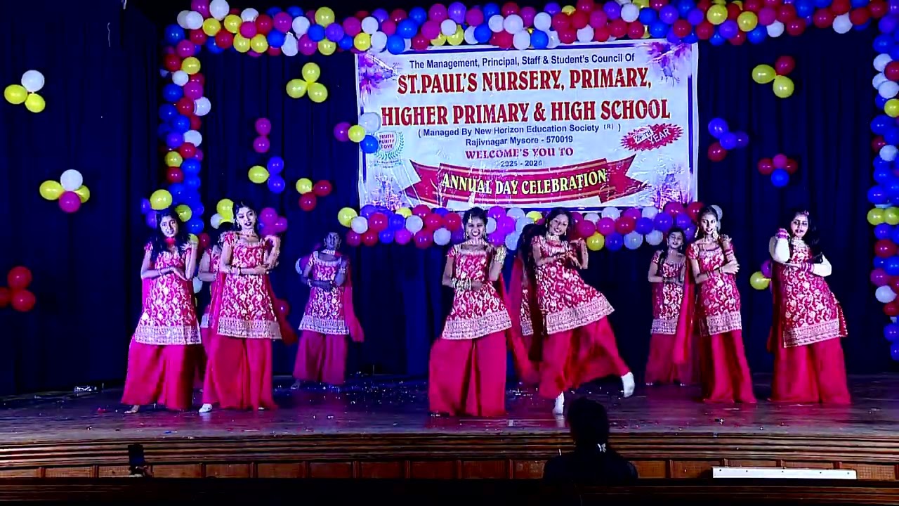 Annual Day Celebration 2025-26 Performance By 7TH STD  Students Girls