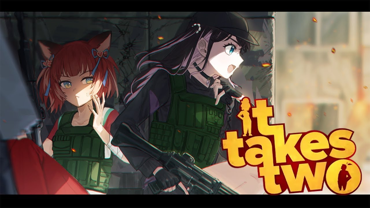 【it takes two】うちらに不可能なんてない！with かるび【ぶいすぽ/花芽なずな】