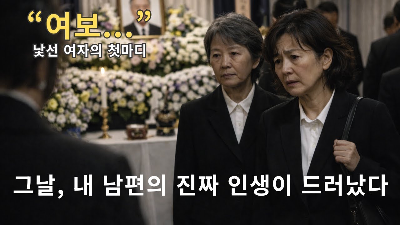 나는 남편의 장례식에서, 그의 진짜 아내를 만났다#가족드라마 #막장드라마, #드라마썰
