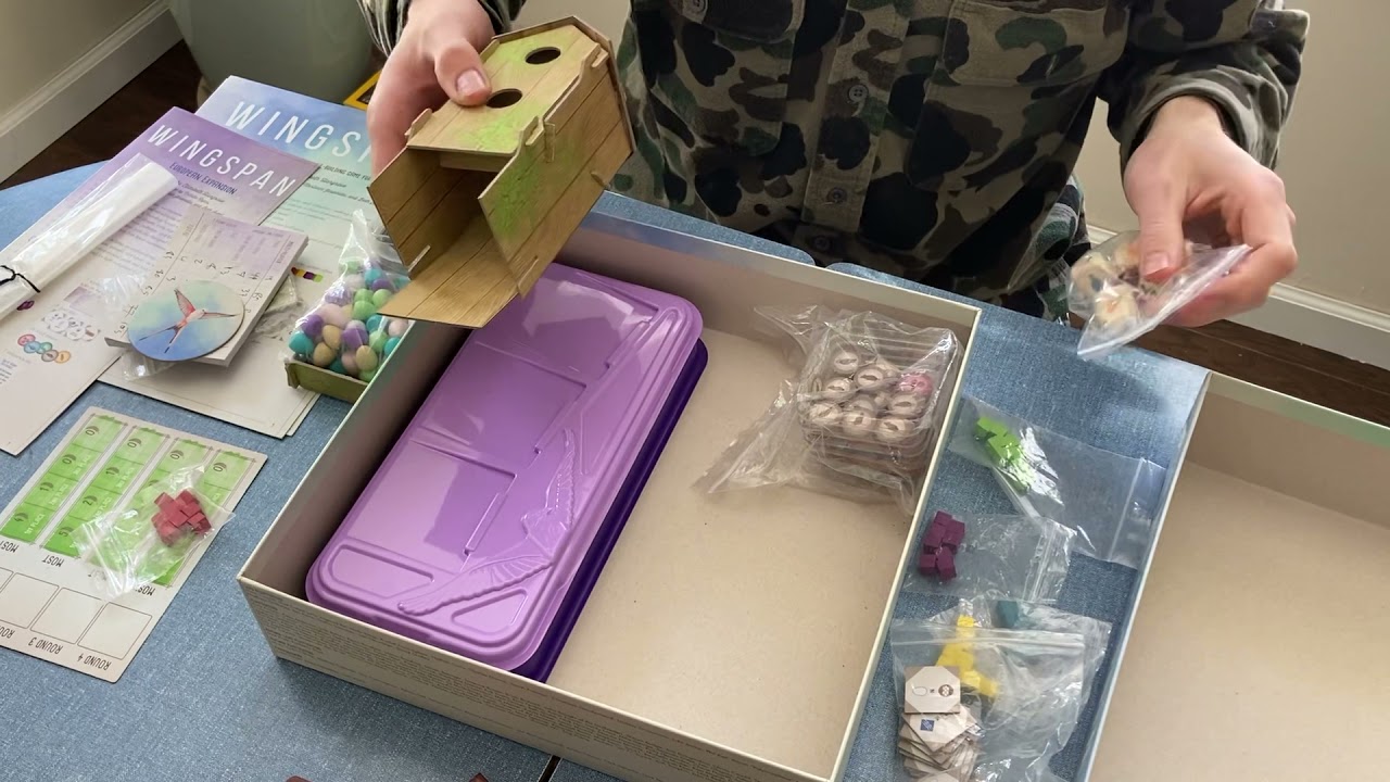 How to properly pack up Wingspan - with European expansion! - into one organized box
