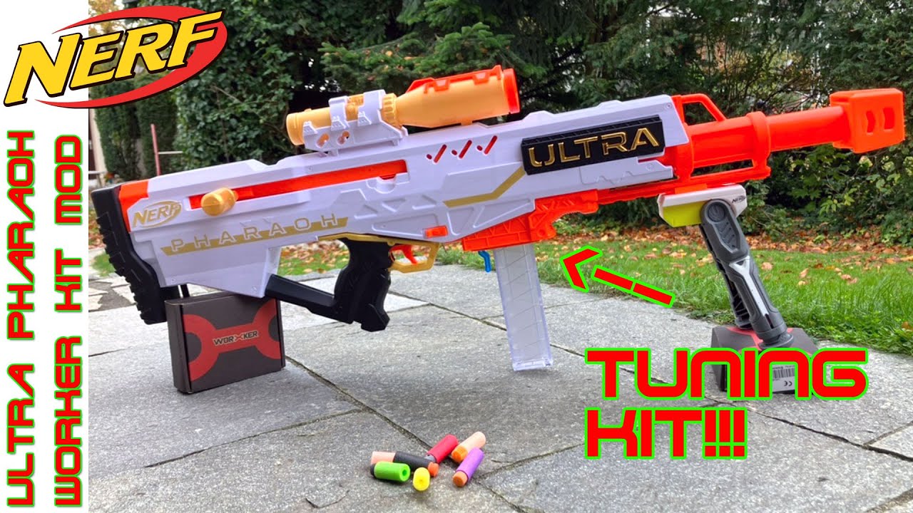 Kranke Nerf Sniper mit Worker Kurzdart Kit | Ultra Pharaoh Mod Guide | Deutsch | OWL Nerf Community