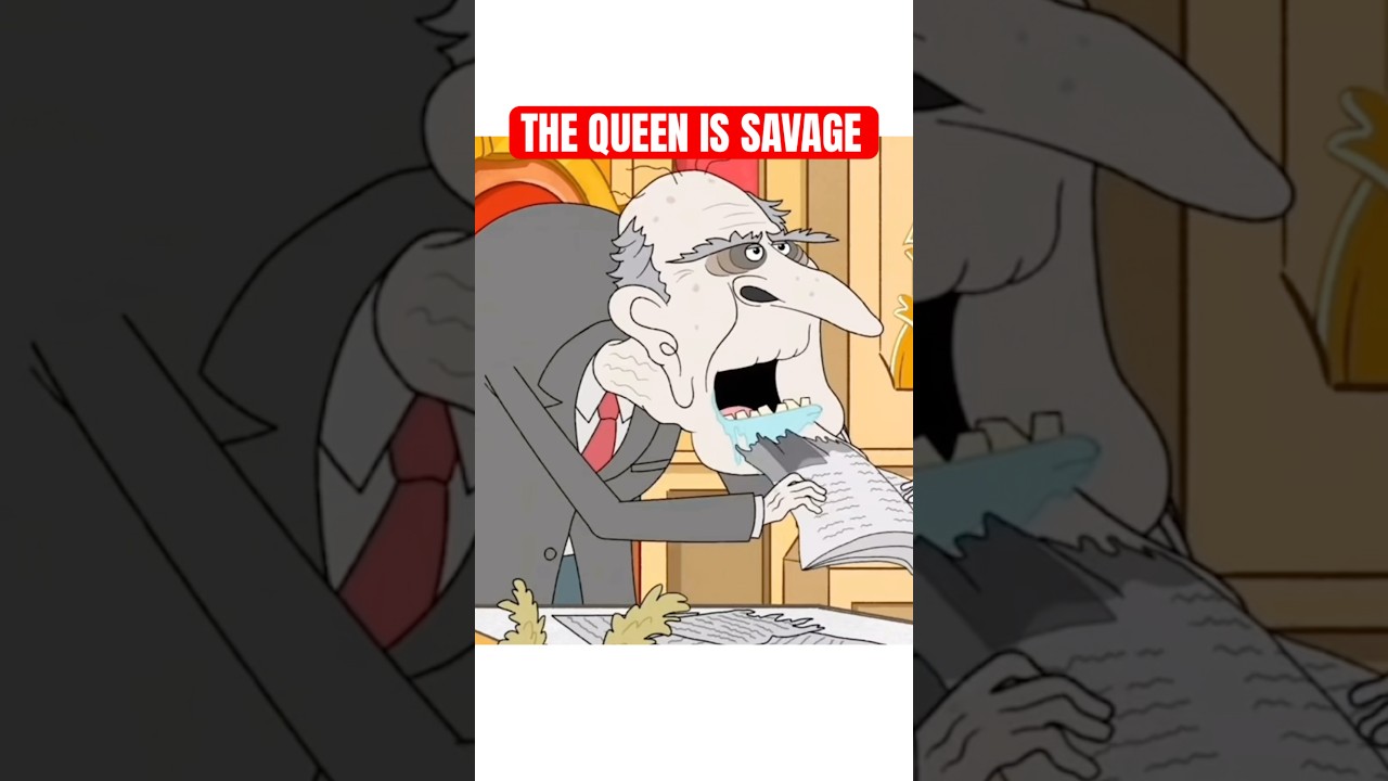 The Queen is SAVAGE #theprince #animation #satirecomedy