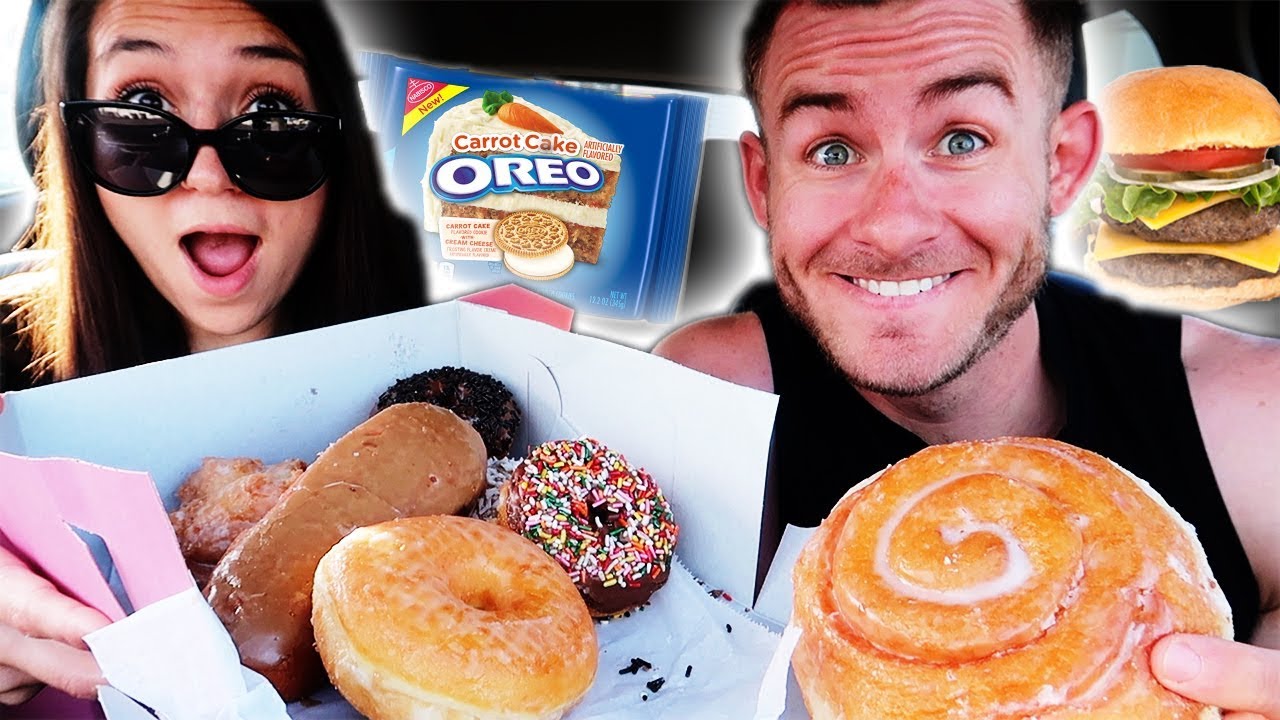 OUR ANNIVERSARY CHEAT DAY! (NEW OREO FLAVORS)