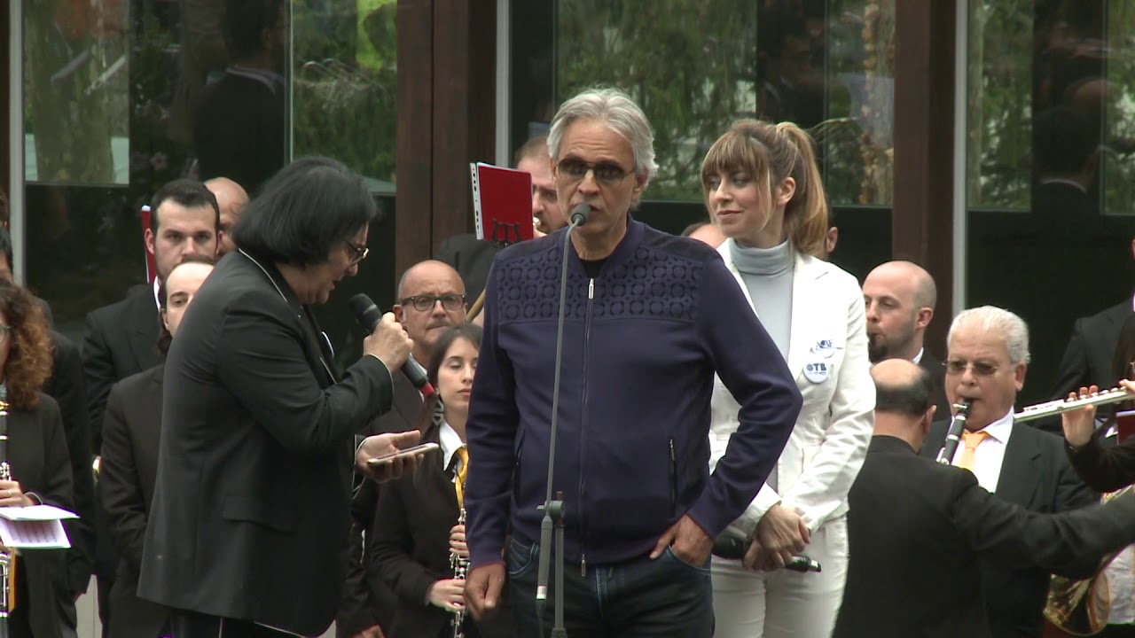 Andrea Bocelli e Renato Zero live a Sarnano - Con te partirò