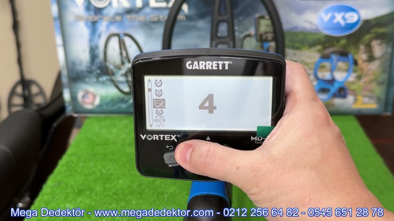 Garrett Vortex VX9 Dedektör Türkçe Kullanımı - Mega Dedektör