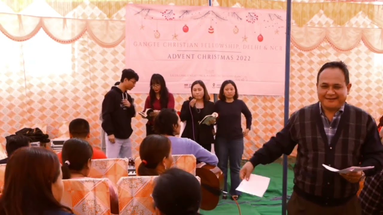 Advent Christmas 2022 at GCF Church plot on 27 Nov. 2022