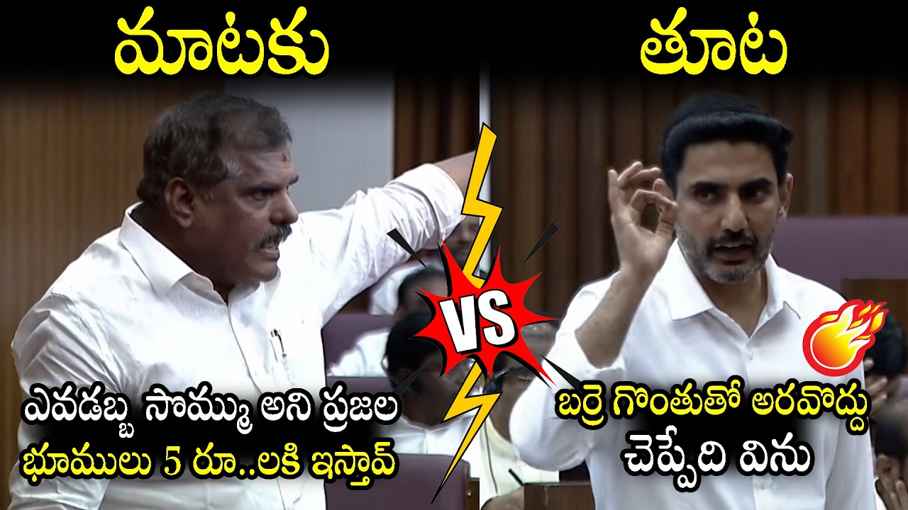 Minister Nara Lokesh Very Powerful Counter to Bothsa Satyanarayana Over Vizag Lands |Nakshatra Daily