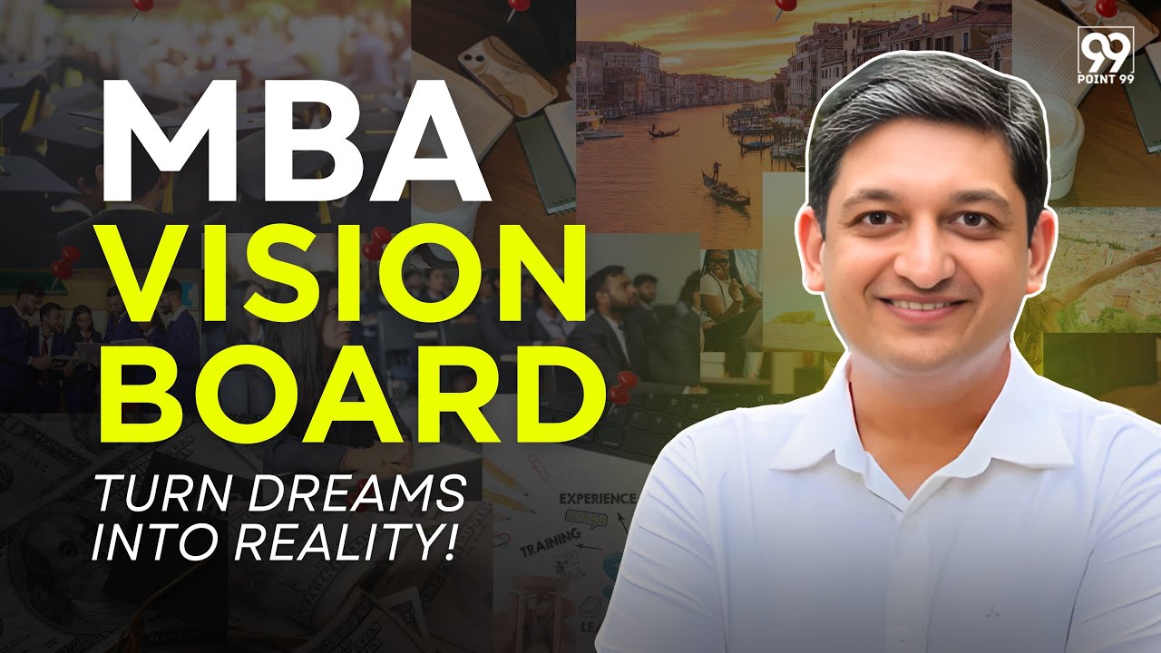 You only achieve what you visualize | MBA Vision Board | CAT 2026, NMAT, SNAP, XAT | Shashank Prabhu