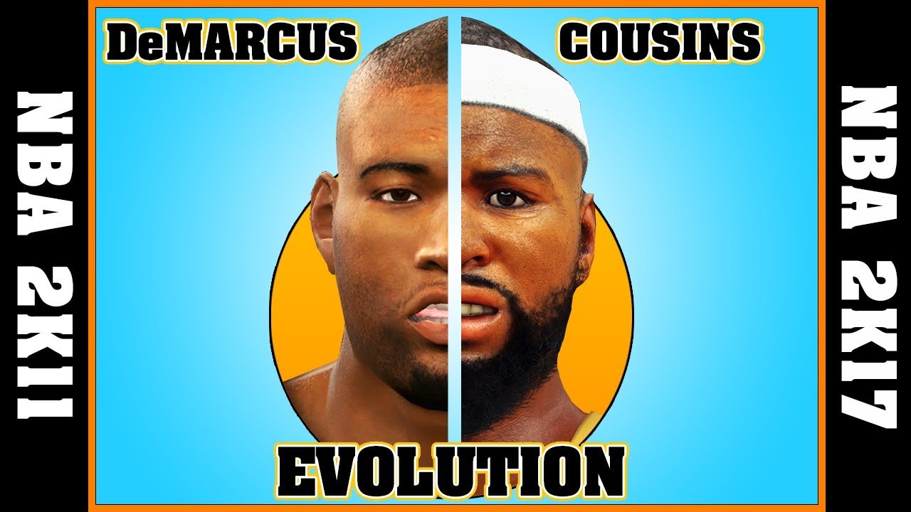 DeMARCUS COUSINS evolution [NBA 2K11 - NBA 2K17] 🏀