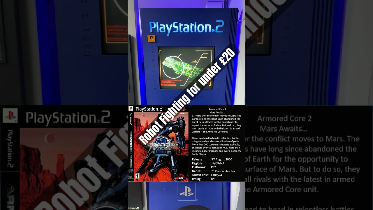 Armoured Core 2 PS2 Released 3rd August 2000 #ps2 #armoredcore #playstation2  #playstation