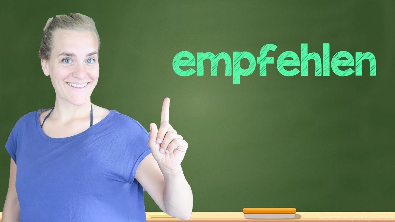 German Lesson (4) - Das Verb empfehlen - Hörverstehen + 10 TIPPS  - B1/B2