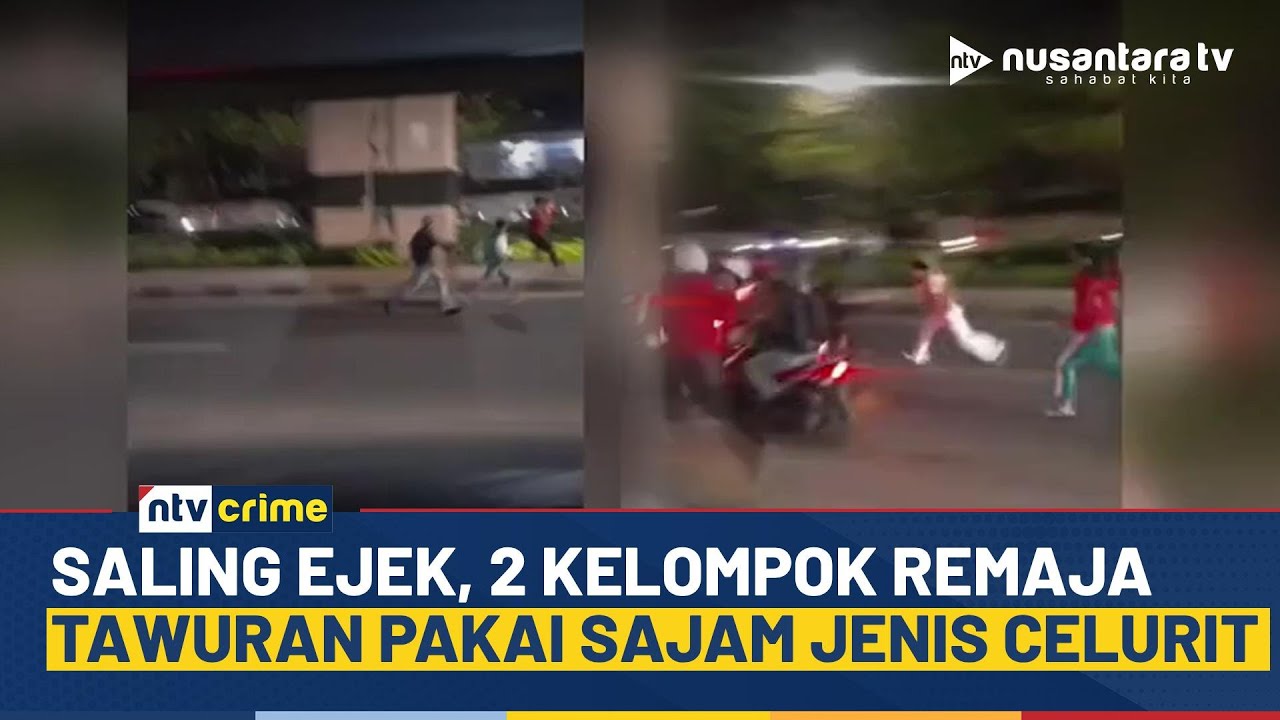 Sadis! Detik-detik 2 Kelompok Remaja di Jaktim Tawuran, Warga Sekitar Panik Histeris | NTV CRIME