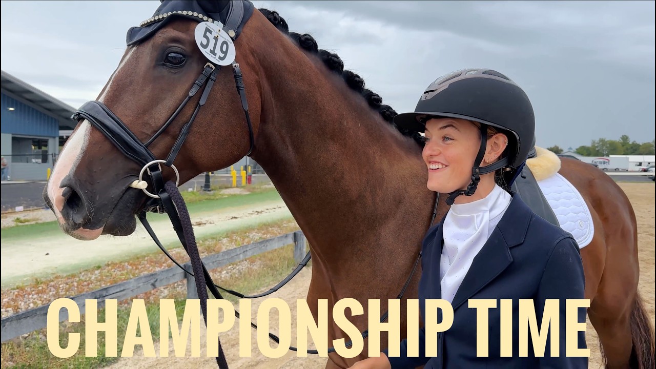 Regional dressage finals vlog with Willow hand and Santiago