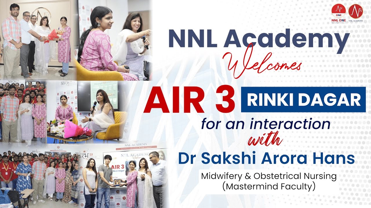 Felicitation of NORCET 8 Topper AIR 3 Rinki Dagar at NNL Academy | Dr Sakshi Arora Hans | NNL ONE