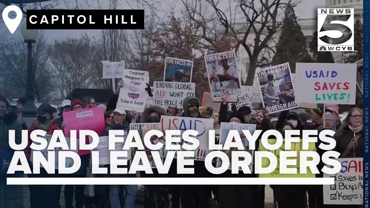 USAID employees face mass layoffs and leave orders as agency closes DC offices