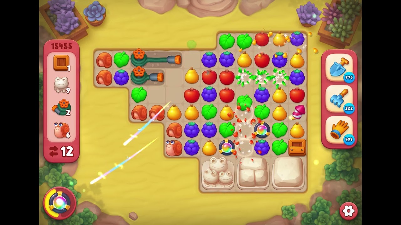 GardenScapes Level 15455 no boosters 