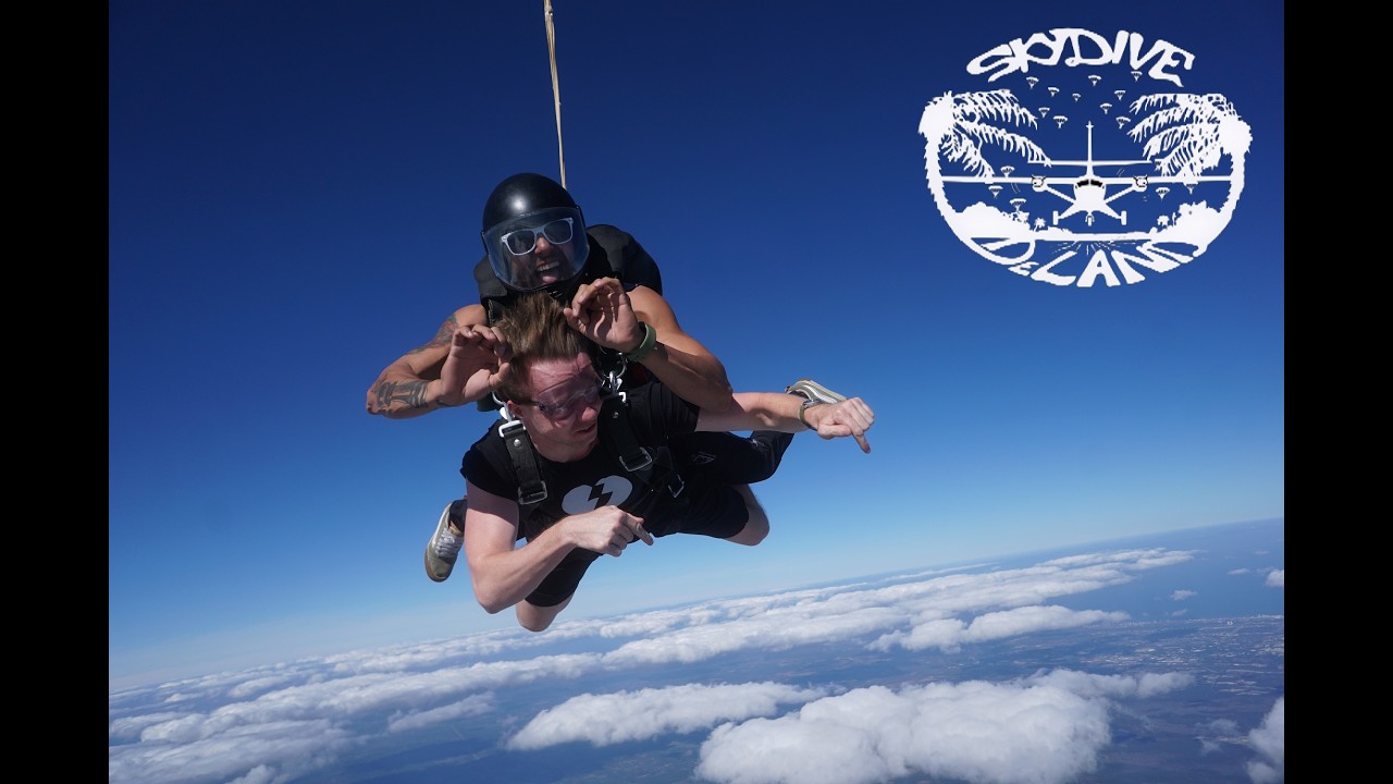 Ilia's SECOND SKYDIVE! :)