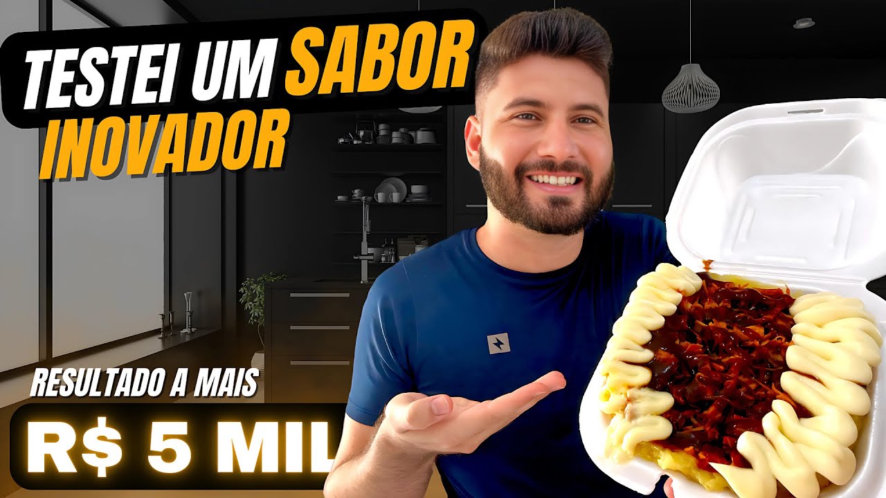 POUCOS LUGARES VENDEM ESSE SABOR DE BATATA RECHEADA, FA&Ccedil;A E LUCRE MUITO!